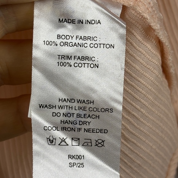 Quince Women Long Sleeve Lightweight Organic Cotton Textured Blouse XL Cottage - Picture 7 of 11